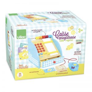jouet en bois cadeau anniversaire noel marchande caissiere commerce commercante cadeau noel anniversaire enfant