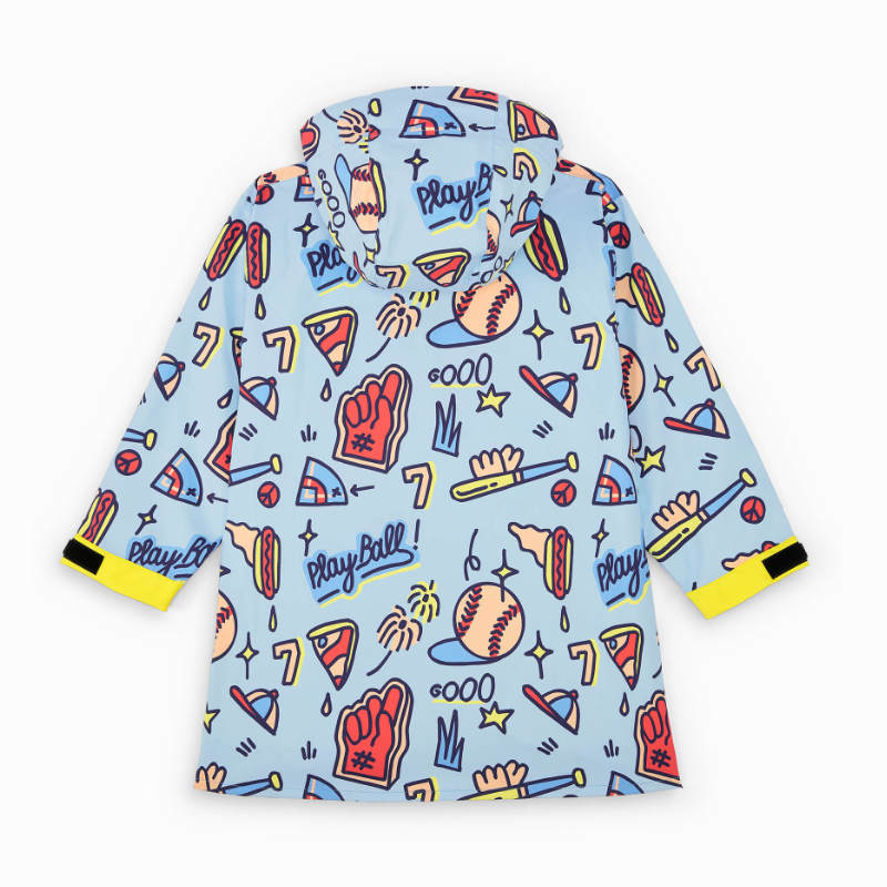 Poncho de Pluie enfant Baseball Game, Hello Hossy – Image 2